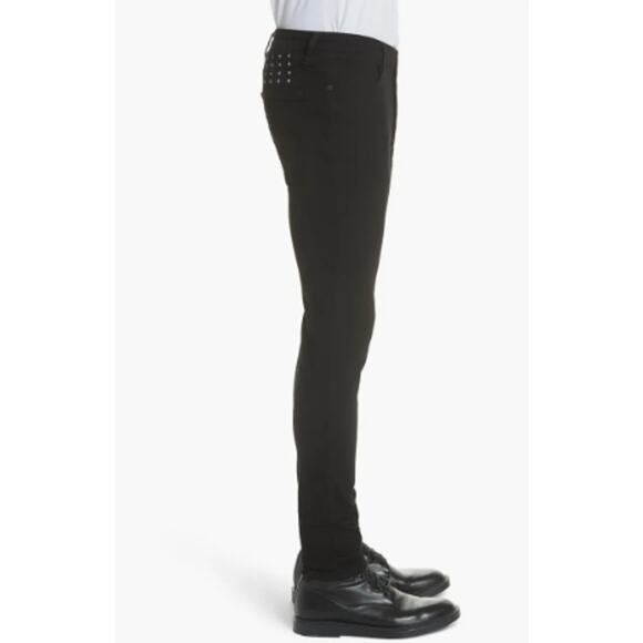 Ksubi Van Winkle Rebel Mid Rise Skinny Fit Jeans Black Mens Size 36 - Picture 2 of 9